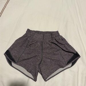 Women's Heathered Grey Athletic Shorts LULULEMON